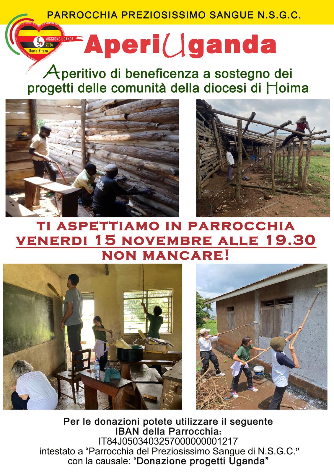 AperiUganda Venerdi 15 novembre